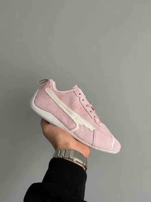 Кросівки Puma Speedcat Suede Balenciaga In Pink premium | Кроссовки жіночі — фото 3
