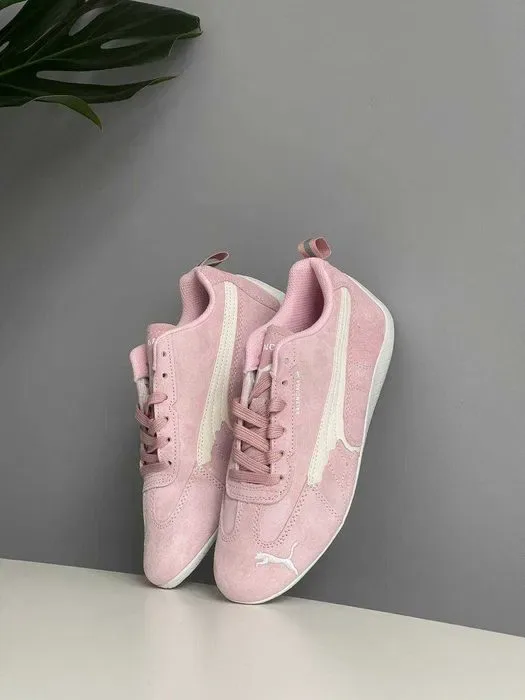 Кросівки Puma Speedcat Suede Balenciaga In Pink premium | Кроссовки жіночі — фото 5