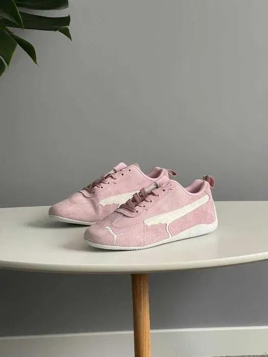Кросівки Puma Speedcat Suede Balenciaga In Pink premium | Кроссовки жіночі — фото 7