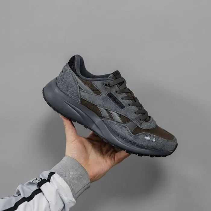 Кросівки Reebok Classic Leather Grey/Brown premium | Кроссовки чоловічі жіночі — фото 2