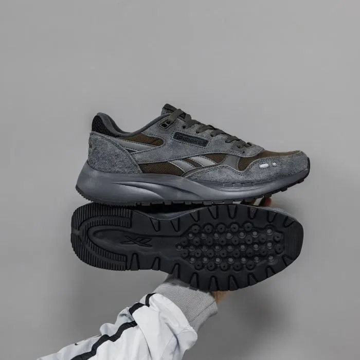 Кросівки Reebok Classic Leather Grey/Brown premium | Кроссовки чоловічі жіночі — фото 3