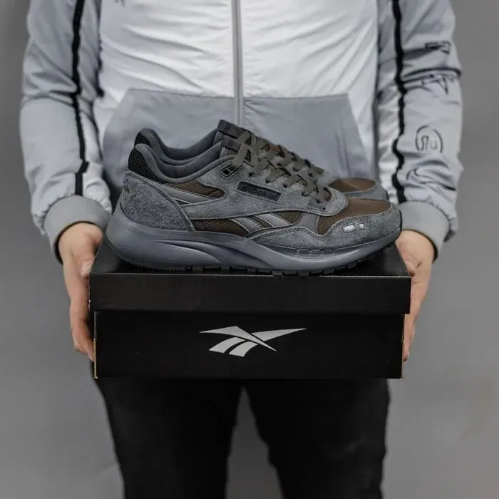 Кросівки Reebok Classic Leather Grey/Brown premium | Кроссовки чоловічі жіночі — фото 5