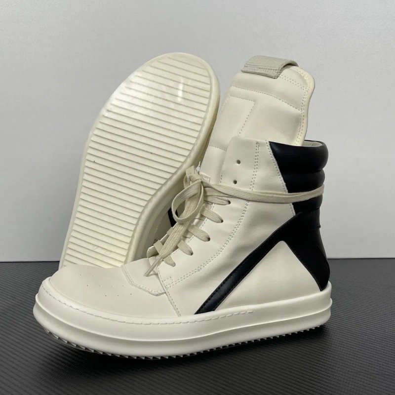 Кросівки Rick Owens Geobasket White/Black/size 37-45/Преміум якість! — фото 2