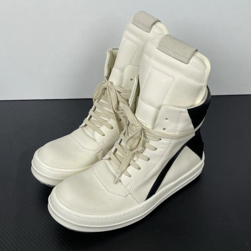 Кросівки Rick Owens Geobasket White/Black/size 37-45/Преміум якість! — фото 4