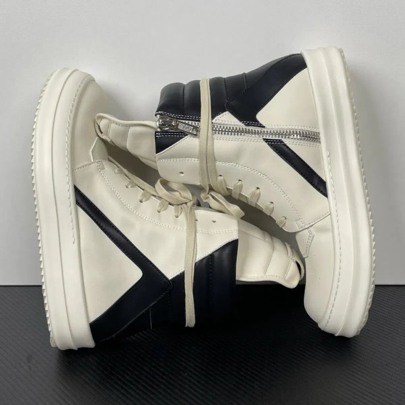 Кросівки Rick Owens Geobasket White/Black/size 37-45/Преміум якість! — фото 5