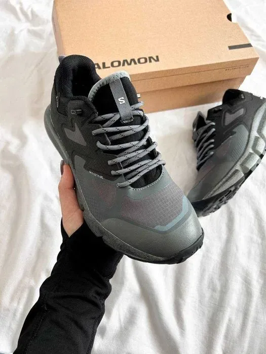 Кросівки Salomon Predict Hike Gore-Tex Black/Grey premium | Кроссовки чоловічі — фото 6