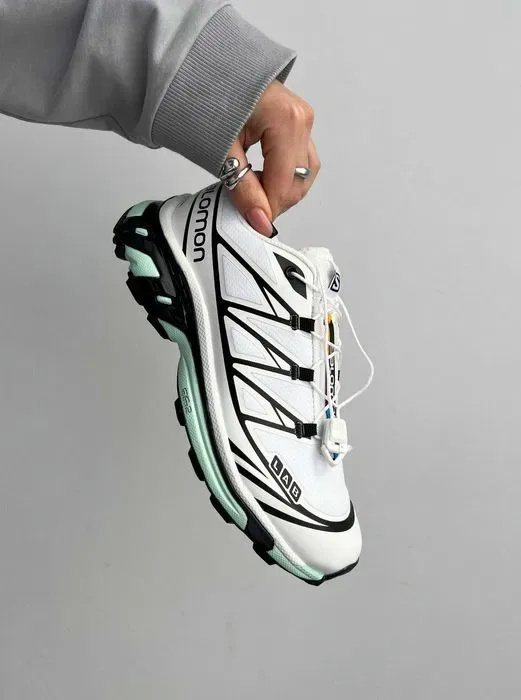 Кросівки Salomon XT-6 White Icy Morn White premium i72 | Кроссовки жіночі чоловічі — фото 6