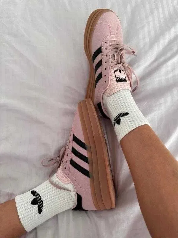 Кросівки жіночі Adidas gazelle bold platform Кеди весна Адідас — фото 4