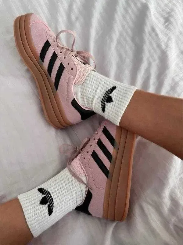 Кросівки жіночі Adidas gazelle bold platform Кеди весна Адідас — фото 5