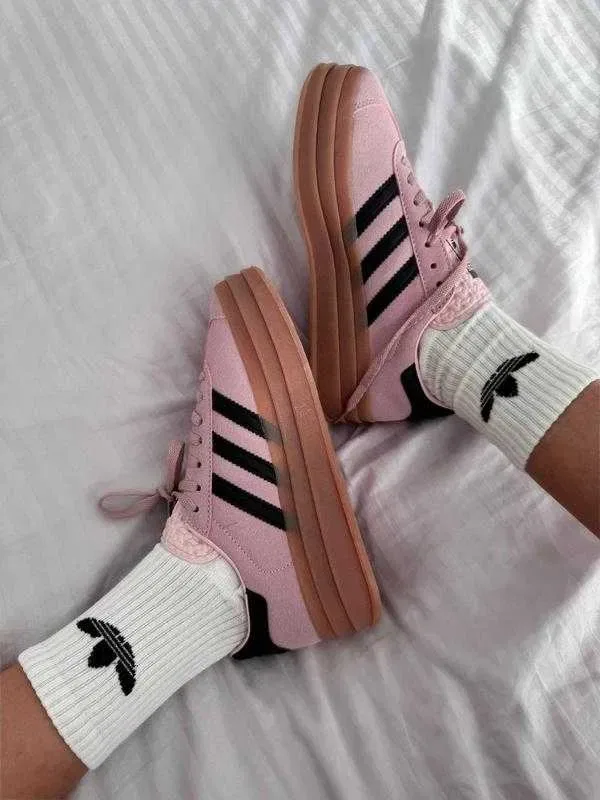 Кросівки жіночі Adidas gazelle bold platform Кеди весна Адідас — фото 6