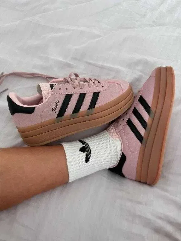 Кросівки жіночі Adidas gazelle bold platform Кеди весна Адідас — фото 7