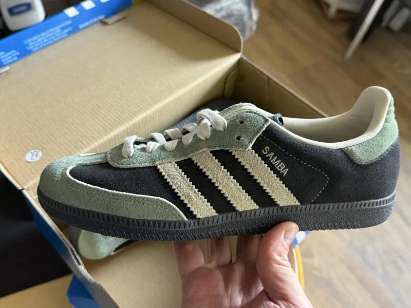 Кросівки жіночі Adidas Samba Og Black/Green JI2680/ Оригінал / 24,5см/ — фото 2
