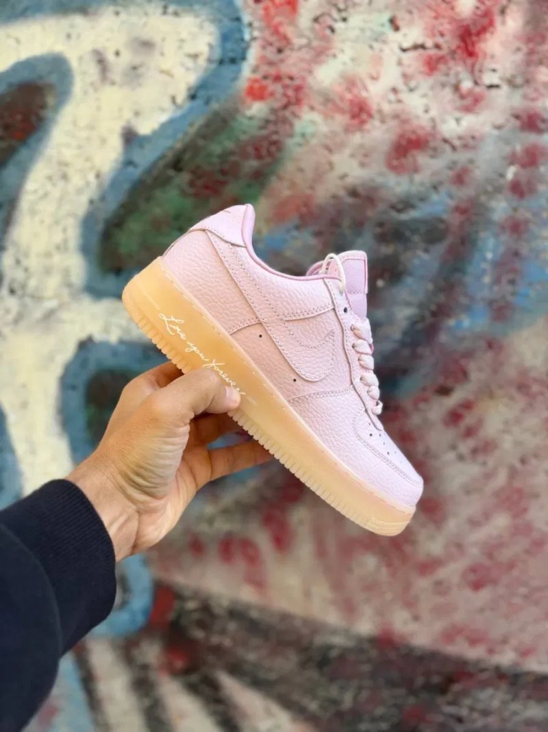 Кросівки жіночі Nike Air Force 1 Plant Flea White Drake Nocta Pink — фото 8