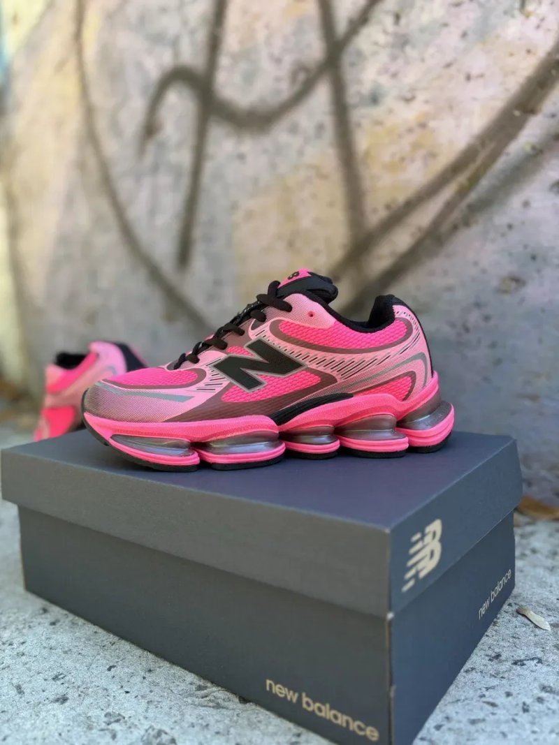 Кросівки жіночі рожеві New Balance Abzorb 2000 Pink Black — фото 7