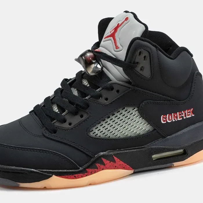 Кросівки зимові Nike Air Jordan 5 Gore-Tex Black premium | Кроссовки Найк чоловічі жіночі — фото 7