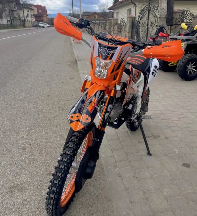‼️ Кросовий мотоцикл 125 кубов, мотоцикл для дітей,  Пітбайк KAYA 212 — фото 6