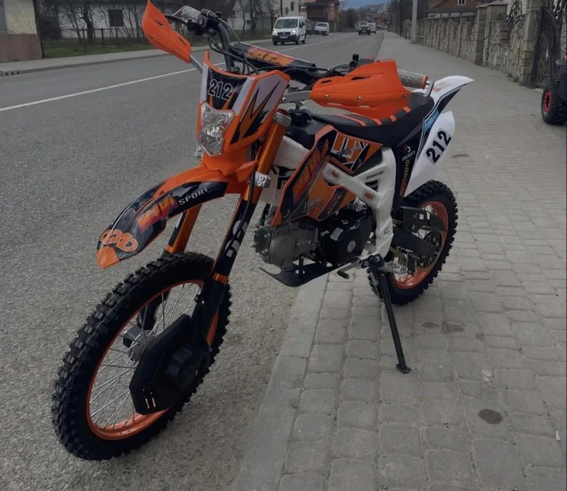 ‼️ Кросовий мотоцикл 125 кубов, мотоцикл для дітей,  Пітбайк KAYA 212 — фото 7
