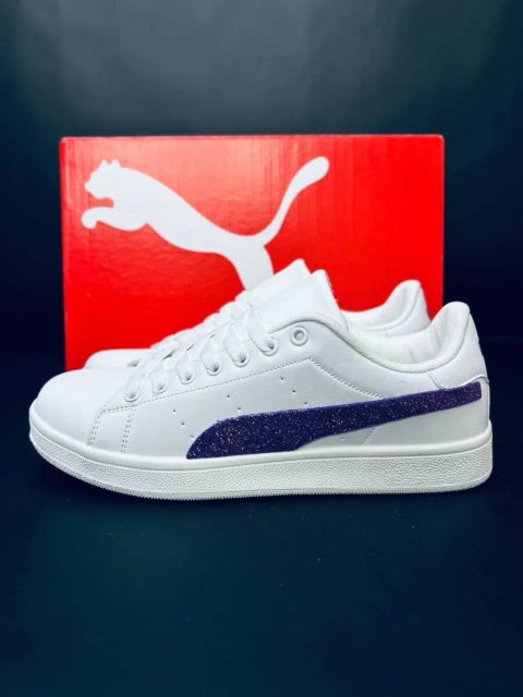 Кросовки пума Женские красовки Puma Кросивки пума белые Кроссовки женские 40 размер Акционное предложение кожаные повседневные красовки