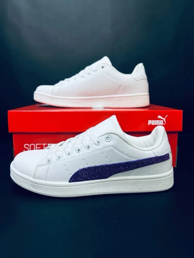 Кросовки пума Женские красовки Puma Кросивки пума белые Кроссовки женские 40 размер Акционное предложение кожаные повседневные красовки — фото 4