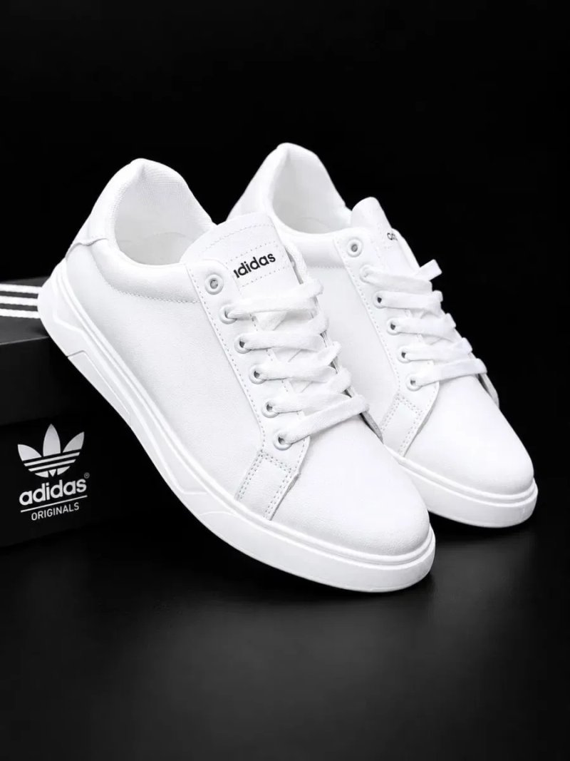 Кроссовки Adidas мужские класические красовки адидас Адидас кроссовки чисто белые Мягкие кросивки адидас — фото 2