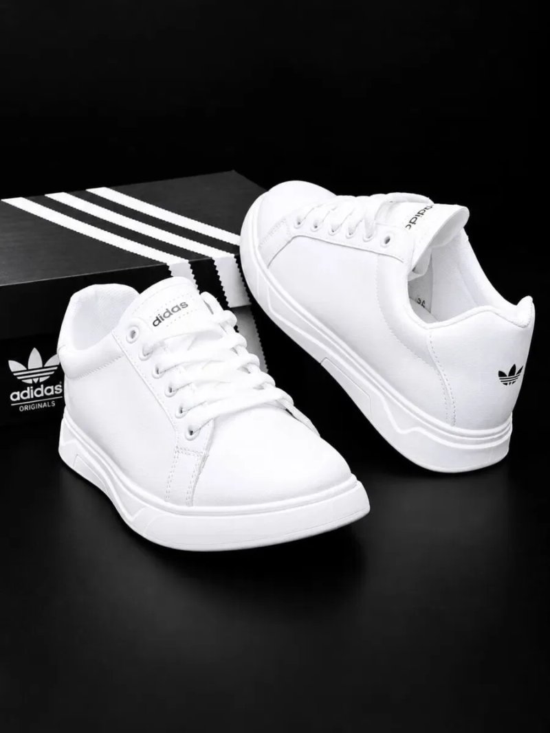 Кроссовки Adidas мужские класические красовки адидас Адидас кроссовки чисто белые Мягкие кросивки адидас — фото 7