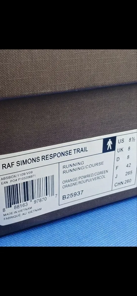 Кроссовки adidas Raf Simon response trail ,яскраво помаранчеві з синім 42 розмір — фото 3