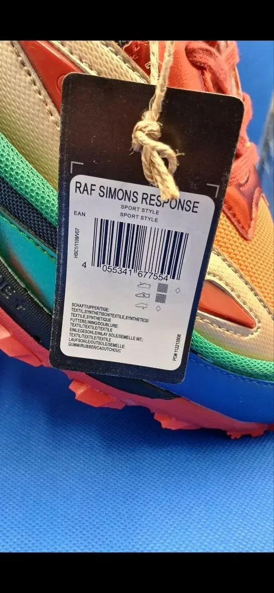 Кроссовки adidas Raf Simon response trail ,яскраво помаранчеві з синім 42 розмір — фото 8