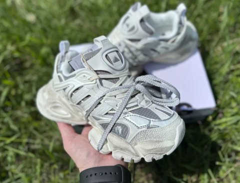 Кроссовки Adidas Vento XLG Runner Deluxe Sail Grey/Core White/Off White /Кросівки Жіночі Венто Dirty White / Silver