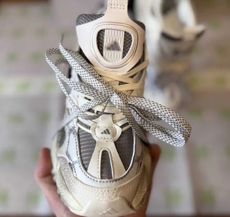 Кроссовки Adidas Vento XLG Runner Deluxe Sail Grey/Core White/Off White/Кросівки Жіночі Адідас Венто Dirty / Silver — фото 4