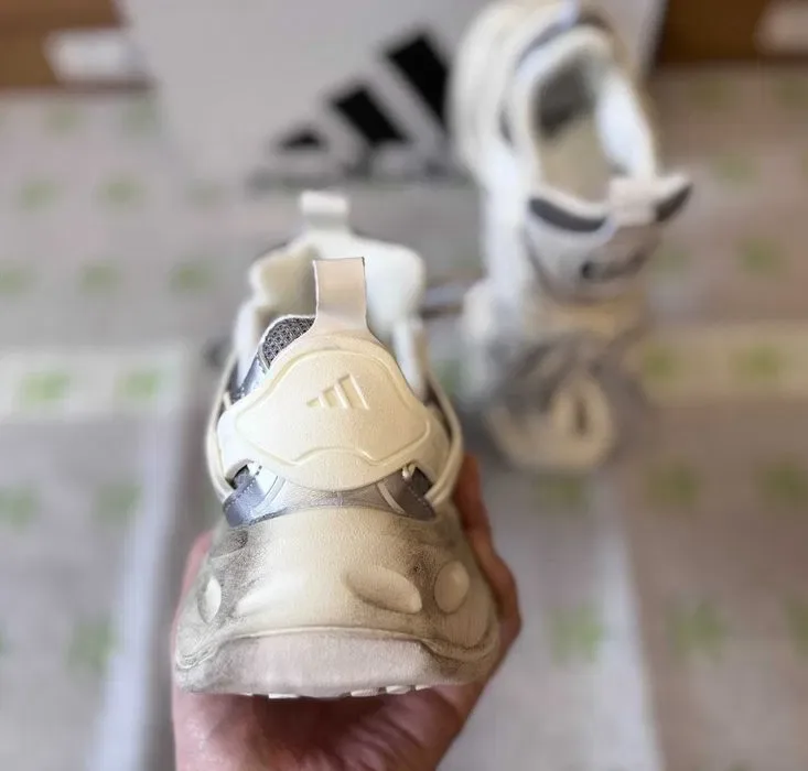 Кроссовки Adidas Vento XLG Runner Deluxe Sail Grey/Core White/Off White/Кросівки Жіночі Адідас Венто Dirty / Silver — фото 6