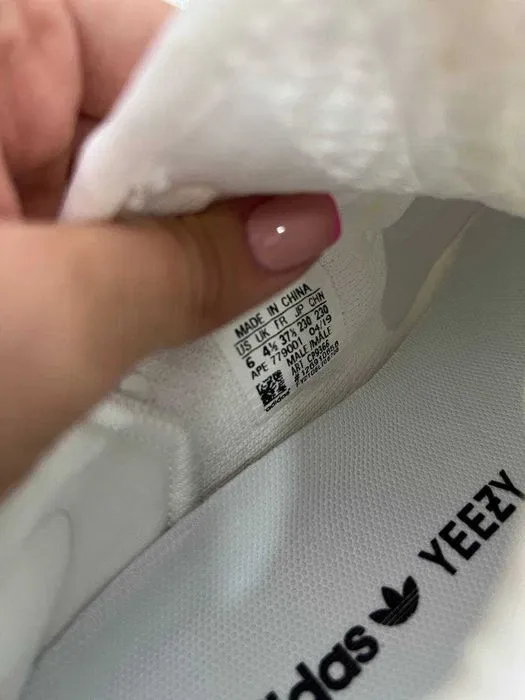 Кроссовки Adidas yeezy 350 white / Адидас изи 350 белые изики 37 38 39 — фото 7