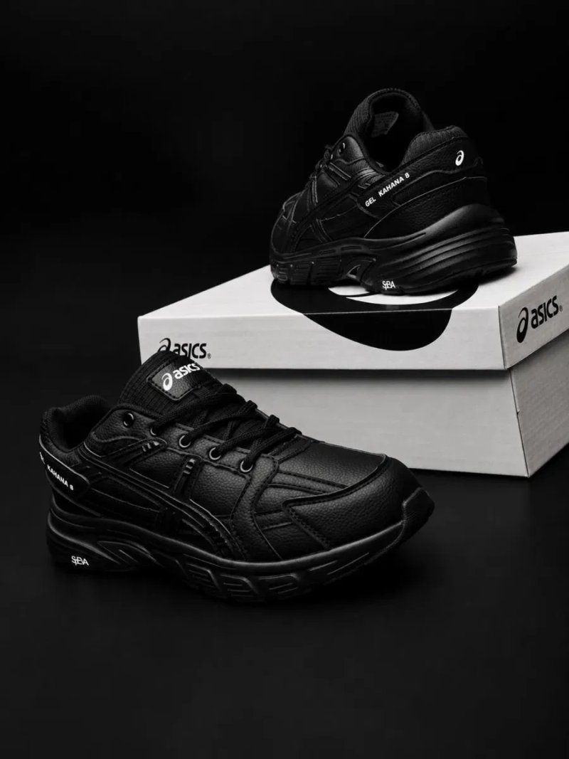 Кроссовки Asics / Asics gel kahana 8/ мужские осенние кросовки / красовки асикс / спортивные кроссовки асиксы / Красавки Асикс / Натуральная кожа — фото 3