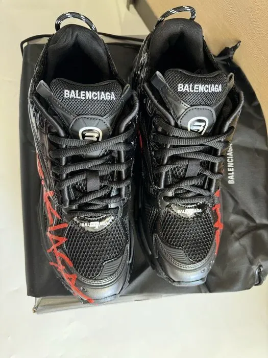 кроссовки Balenciaga Runners graffiti Black 42, 43 44 — фото 4