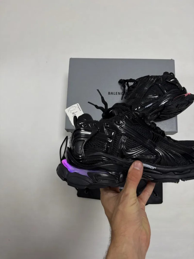 кроссовки Balenciaga Runners LED Black 42 43 44 45  vetemens rick owens project gr raf simons — фото 2