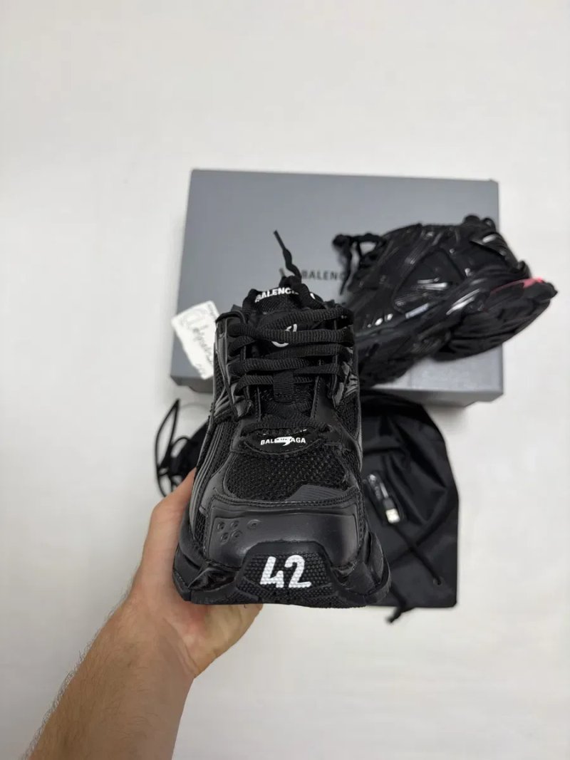 кроссовки Balenciaga Runners LED Black 42 43 44 45  vetemens rick owens project gr raf simons — фото 3