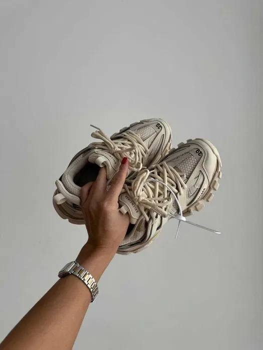 Кроссовки Balenciaga Track 3.0 Light Beige premium | Кроссовки жіночі чоловічі — фото 3
