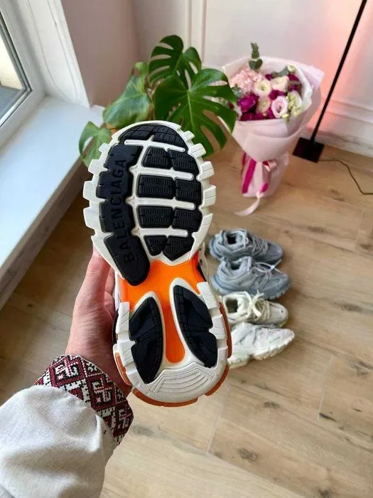 Кроссовки Balenciaga Track 3.0 White/Orange premium | Кроссовки жіночі чоловічі — фото 6