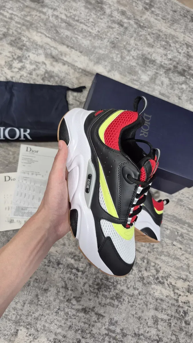 Кроссовки Dior b221 Диор 622 Кроссовки 1 Кросівки діор I Dior I Christian Dior b221 Dior b22 reflective черные радужные желтые рефликтив диор б22 b22 — фото 2