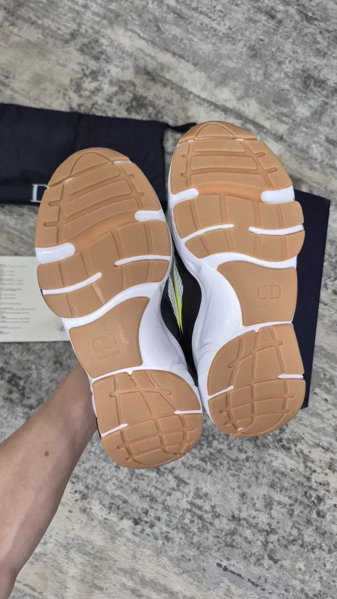 Кроссовки Dior b221 Диор 622 Кроссовки 1 Кросівки діор I Dior I Christian Dior b221 Dior b22 reflective черные радужные желтые рефликтив диор б22 b22 — фото 6