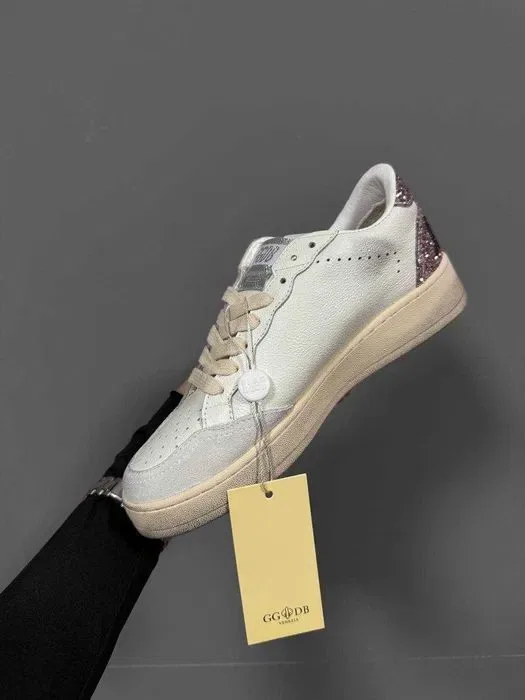 Кроссовки Golden Goose GGDB Ballstar Silver Rose  Оригинал женские новые — фото 4