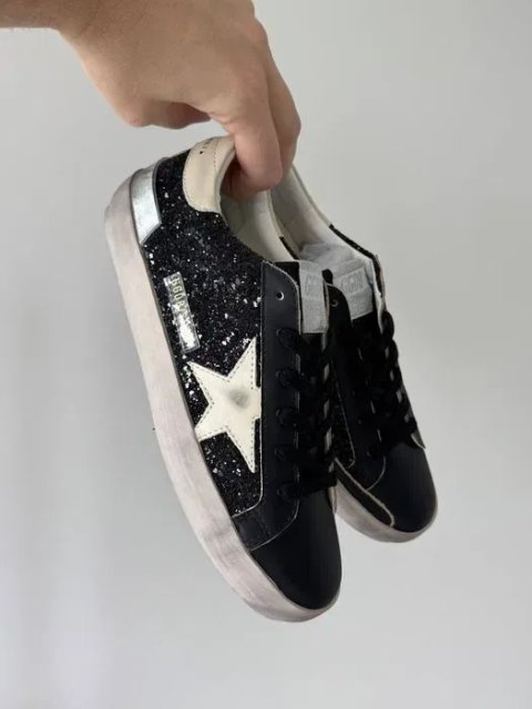 Кроссовки Golden Goose Superstar Black Оригинал женские новые