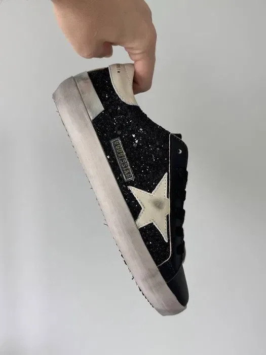 Кроссовки Golden Goose Superstar Black Оригинал женские новые — фото 2