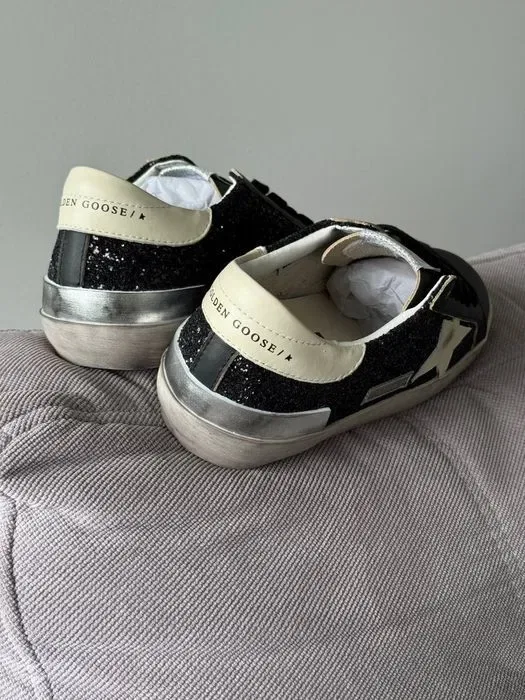 Кроссовки Golden Goose Superstar Black Оригинал женские новые — фото 3