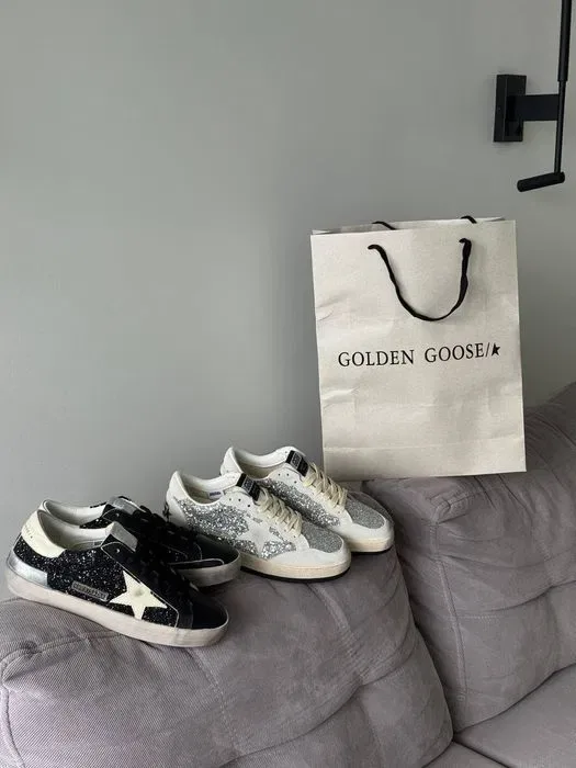 Кроссовки Golden Goose Superstar Black Оригинал женские новые — фото 4
