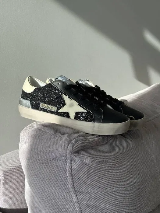 Кроссовки Golden Goose Superstar Black Оригинал женские новые — фото 5