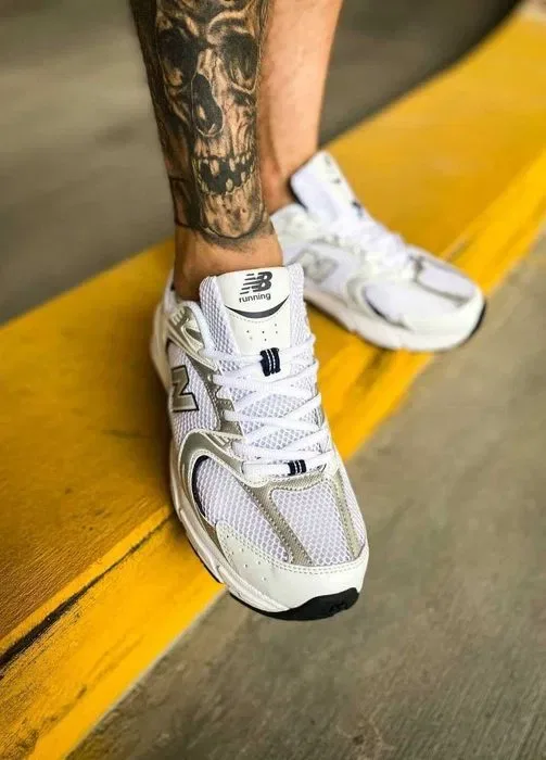 Кроссовки Мужские New Balance 530 White Silver Navy/Кросівки Нью Беланс/Чоловічі NB 530 — фото 4