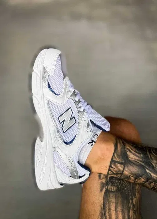 Кроссовки Мужские New Balance 530 White Silver Navy/Кросівки Нью Беланс/Чоловічі NB 530 — фото 5
