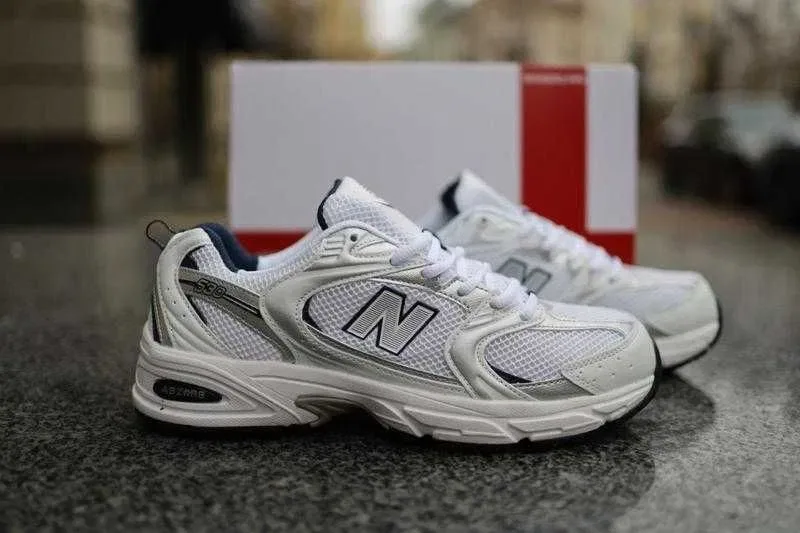 Кроссовки Мужские New Balance 530 White Silver Navy/Кросівки Нью Беланс/Чоловічі NB 530 — фото 6