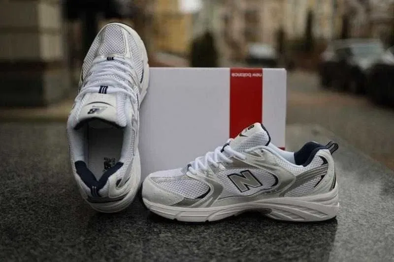 Кроссовки Мужские New Balance 530 White Silver Navy/Кросівки Нью Беланс/Чоловічі NB 530 — фото 7