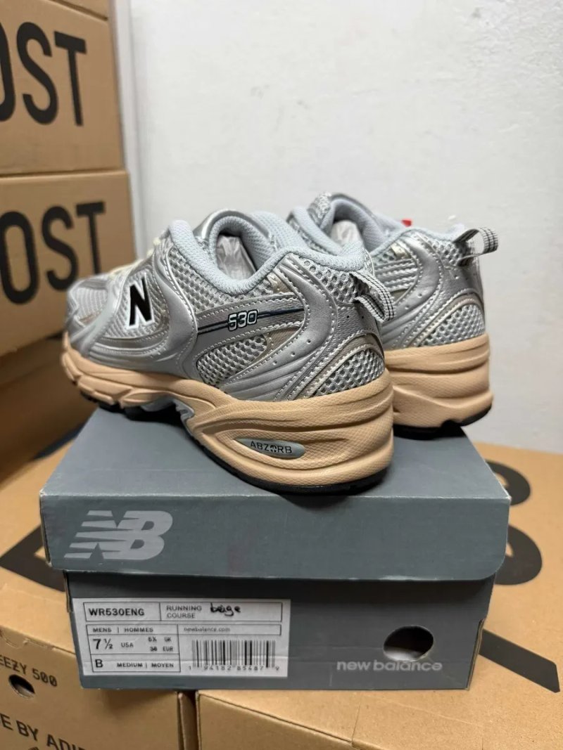 Кроссовки New balance 530 Silver Beige / Нью беленс 530 бежевые 37 38 39 40 41 — фото 3